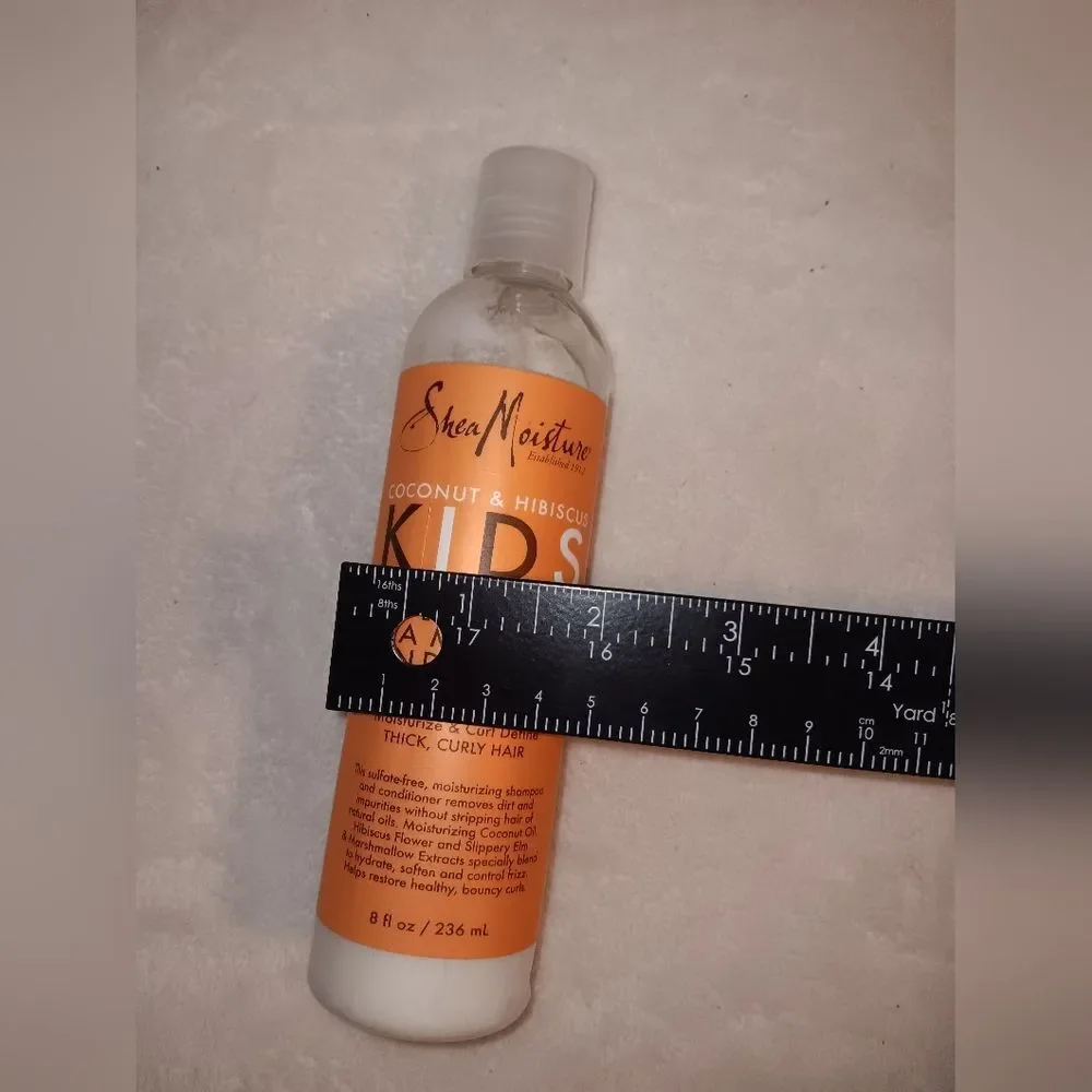 NWOT Shea Moisture Coconut & Hibiscus Kids 2-in-1 Shampoo & Conditioner